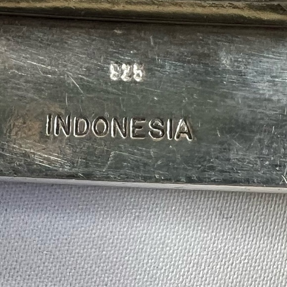 Vintage Sterling Silver French Hair Barrette - Picture 14 of 16